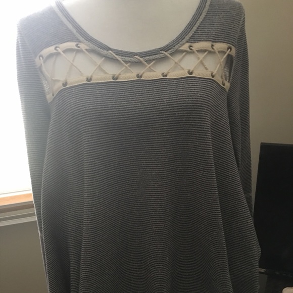 Free People Tops - Free People top in Navy and White.